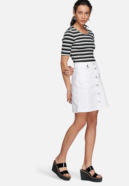 ONLY - Farrah denim A-line skirt