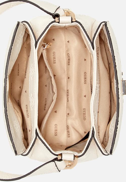 GUESS - Phoebe mini crossbody bag - cream