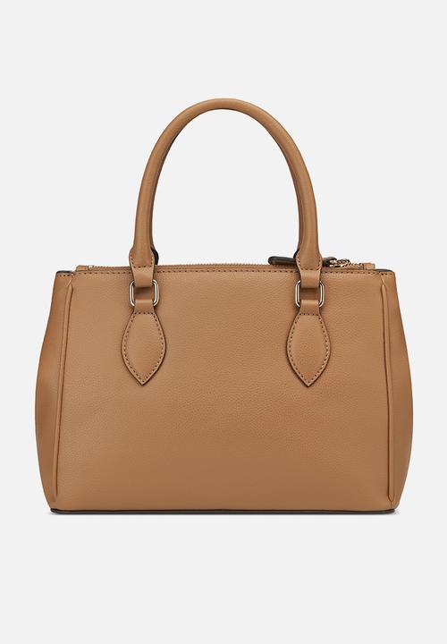 GUESS - Doretta satchel - saddle tan