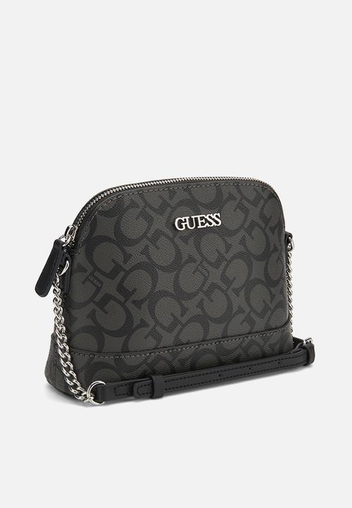 GUESS - Tidewood mini top zip-coal