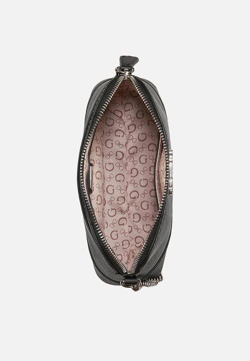 GUESS - Tidewood mini top zip-coal