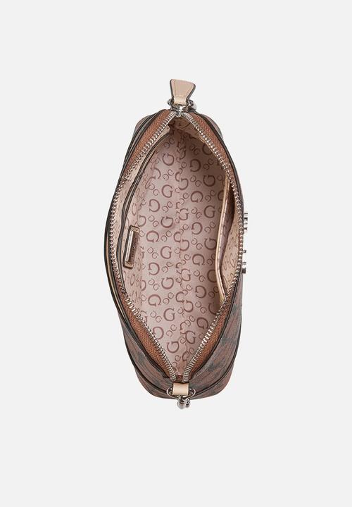 GUESS - Tidewood mini top zip-cocoa