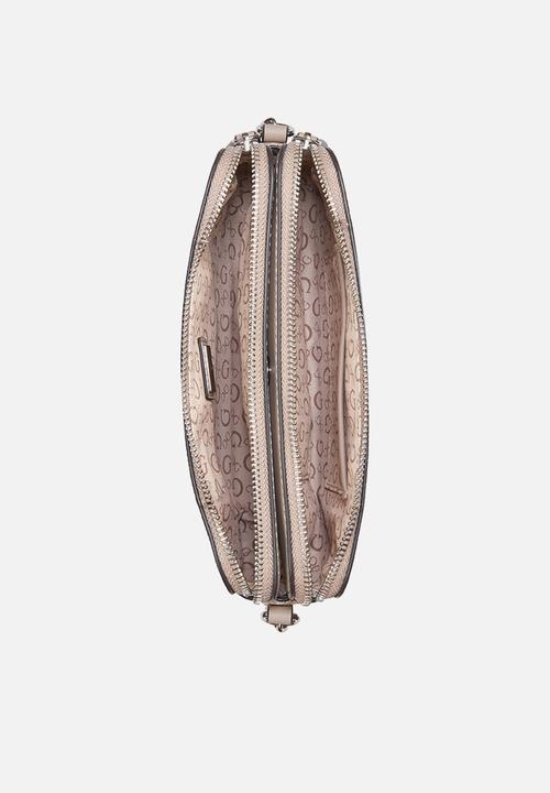 GUESS - Tidewood mini compartment xbdy-caramel