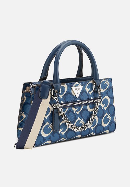 GUESS - Bandera satchel-denim