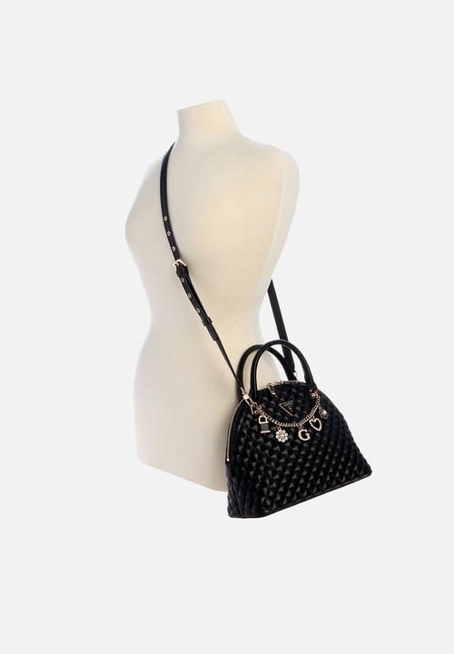 GUESS - Everlee dome satchel - black