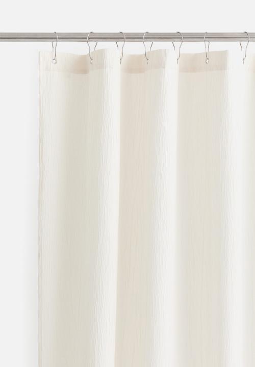 H&M - Muslin shower curtain - cream