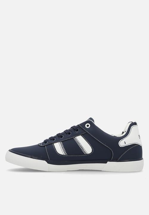 POLO - Basic side flash sneaker - navy