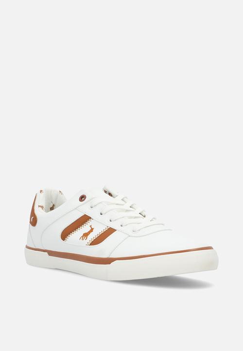 POLO - Basic side flash sneaker - white