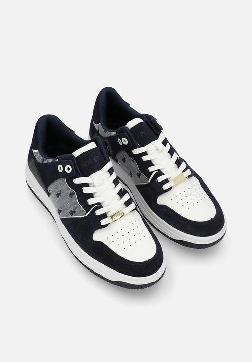 POLO - Colour block jacquard sneaker - navy