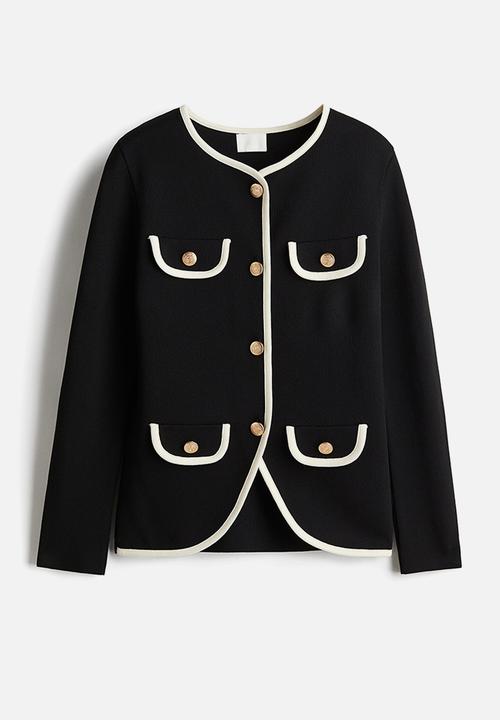 H&M - Knitted cardigan - black