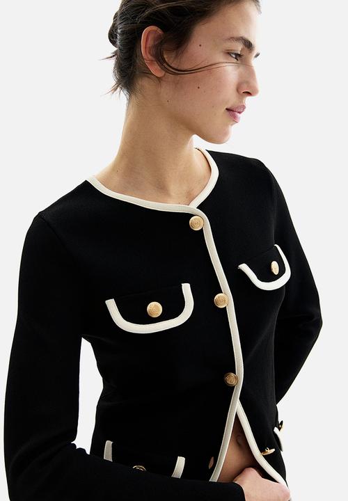 H&M - Knitted cardigan - black