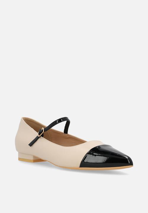 Madison® - Grayson mary jane - off white & black