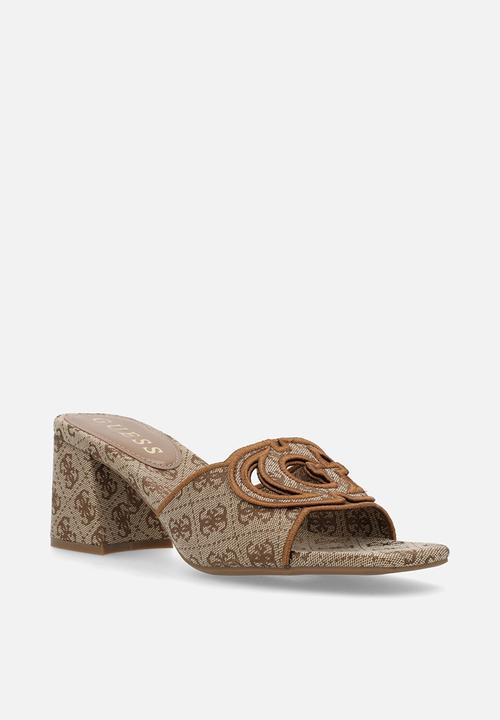 GUESS - Jacquard mule - brown