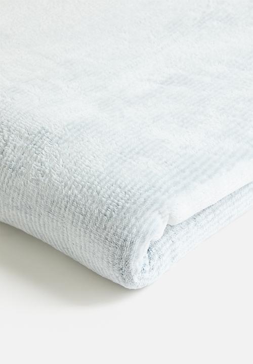 Horrockses - Yarn Dye Plush Throw - Denim