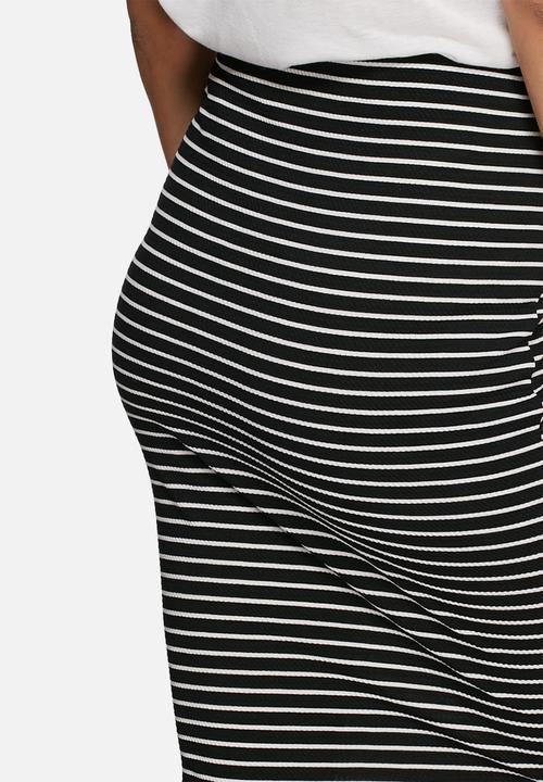 dailyfriday - Midi striped pencil skirt