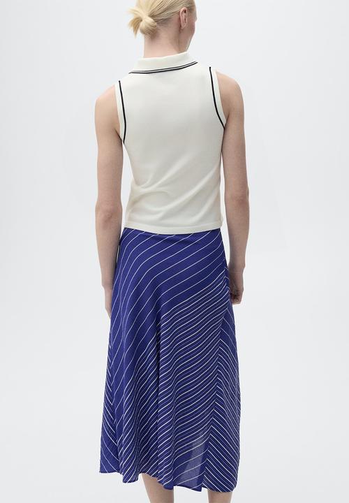 MANGO - Top Piped - Light Beige