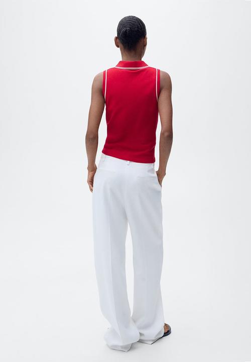 MANGO - Top Piped - Red