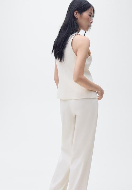 MANGO - Top Ana - Light Beige