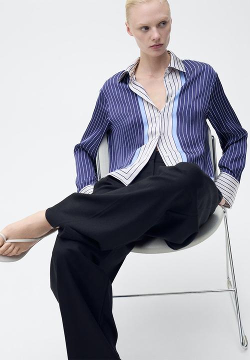 MANGO - Shirt Shirty - Medium Blue