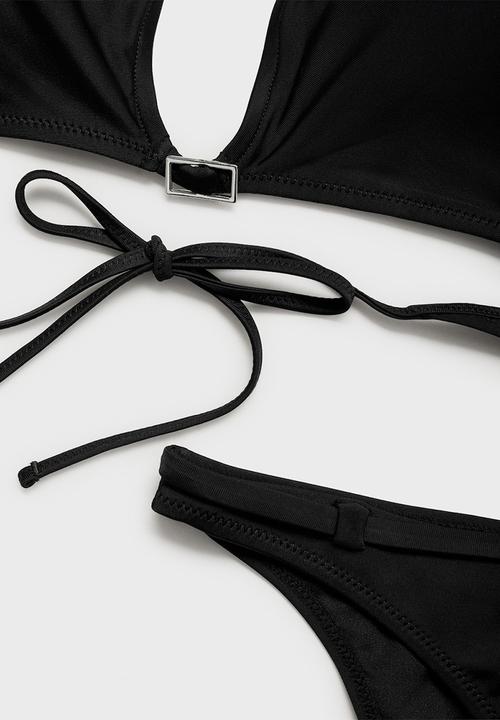 MANGO - Bikini Pantie Costa - Black