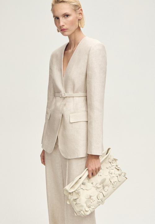 MANGO - Blazer Margarit - Light Pastel Gray