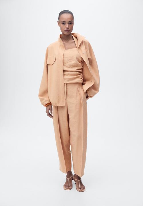 MANGO - Top Madame - Light Pastel Pink