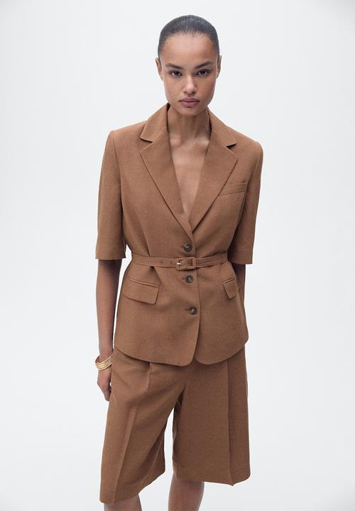 MANGO - Bermudas Argelia - Dark Brown