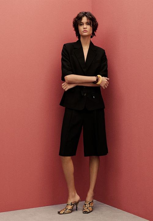MANGO - Bermudas Argelia - Black