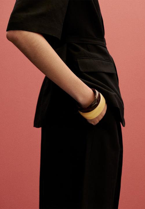 MANGO - Bermudas Argelia - Black
