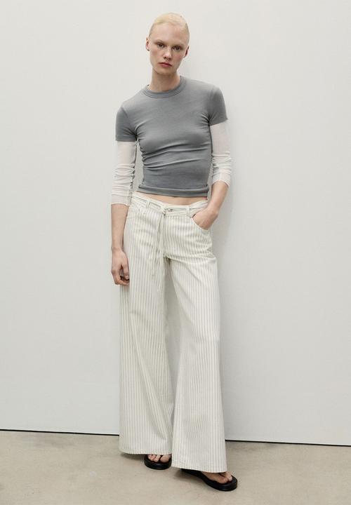 MANGO - Jeans Olivia - Natural