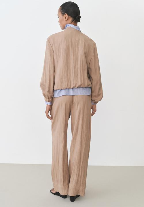 MANGO - Trousers Tuesday - Medium Brown