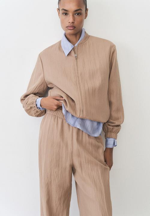MANGO - Trousers Tuesday - Medium Brown