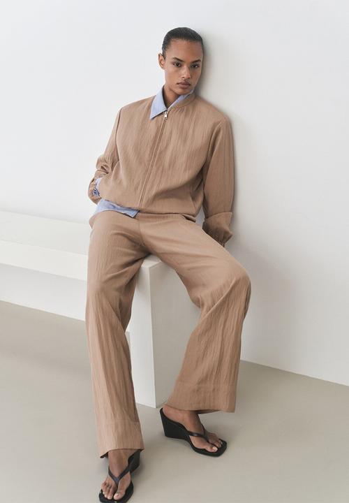MANGO - Trousers Tuesday - Medium Brown