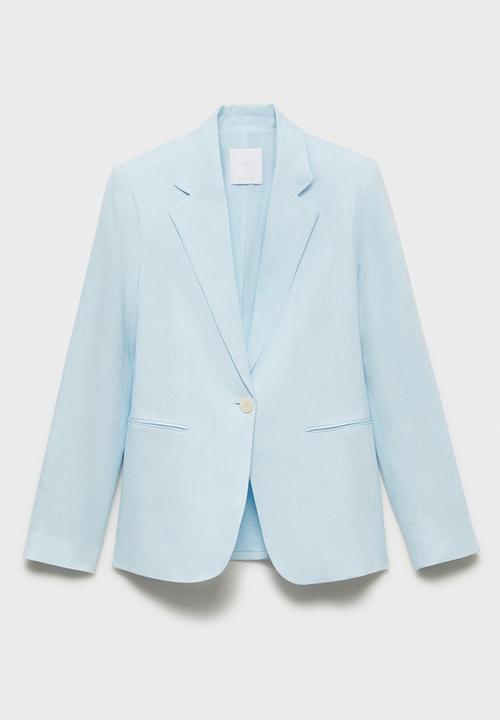MANGO - Blazer Boreli - Light Pastel Blue