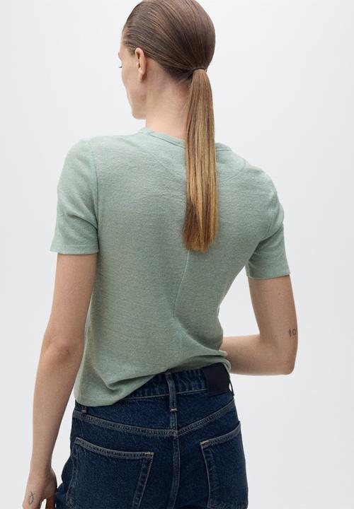 MANGO - T-Shirt Vilaflor - Green