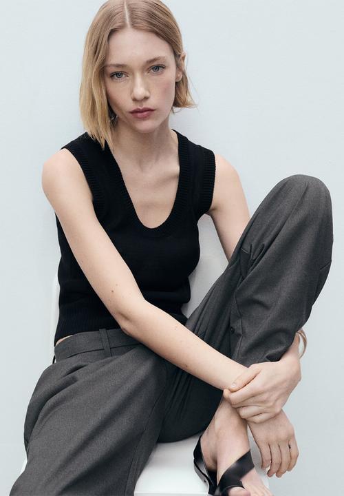 MANGO - Top Becky - Black