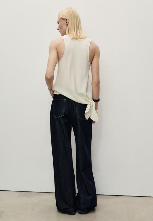 MANGO - Trousers Maddy - Open Blue
