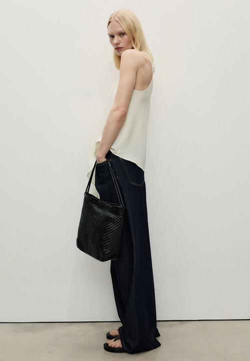 MANGO - Trousers Maddy - Open Blue