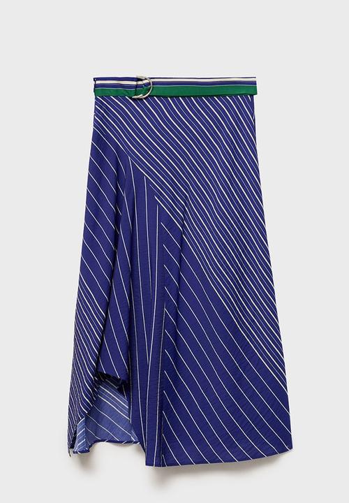 MANGO - Skirt Lazuli - Medium Blue