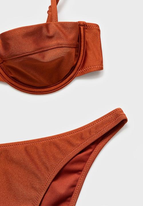 MANGO - Bikini Pantie Ada - Medium Orange