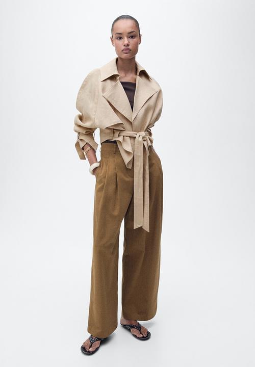 MANGO - Jacket Sahara - Light Pastel Gray