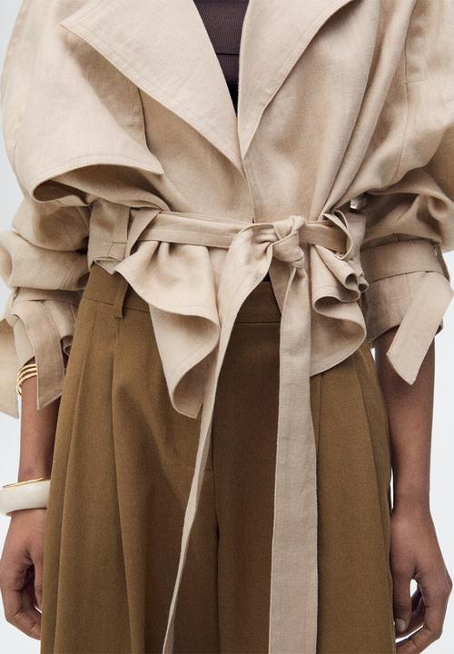 MANGO - Jacket Sahara - Light Pastel Gray