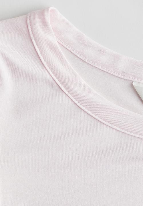 H&M - Jersey top - powder pink