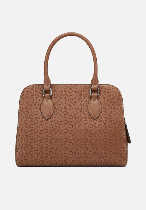 GUESS - Cordyn satchel - cognac