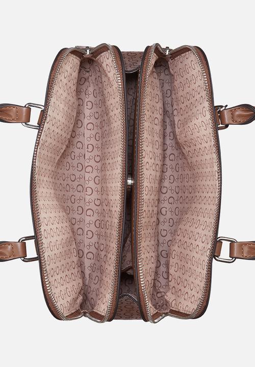 GUESS - Cordyn satchel - cognac