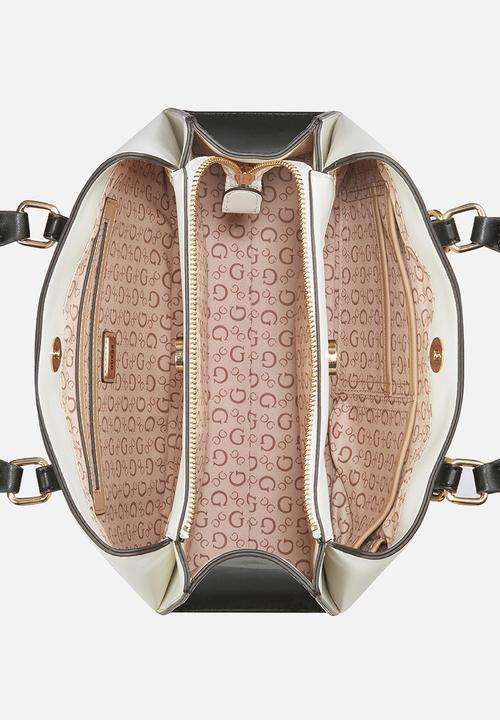 GUESS - Barger satchel-cream