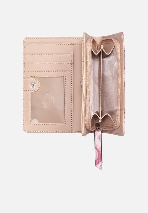 GUESS - Abbas french wallet-pink