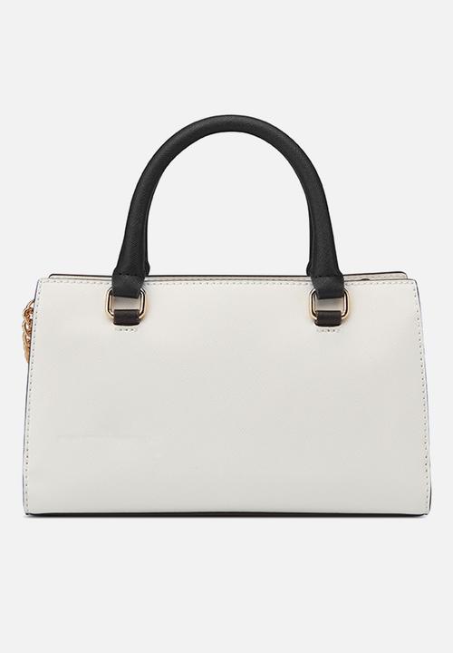 GUESS - Bandera satchel - white