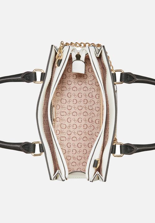 GUESS - Bandera satchel - white