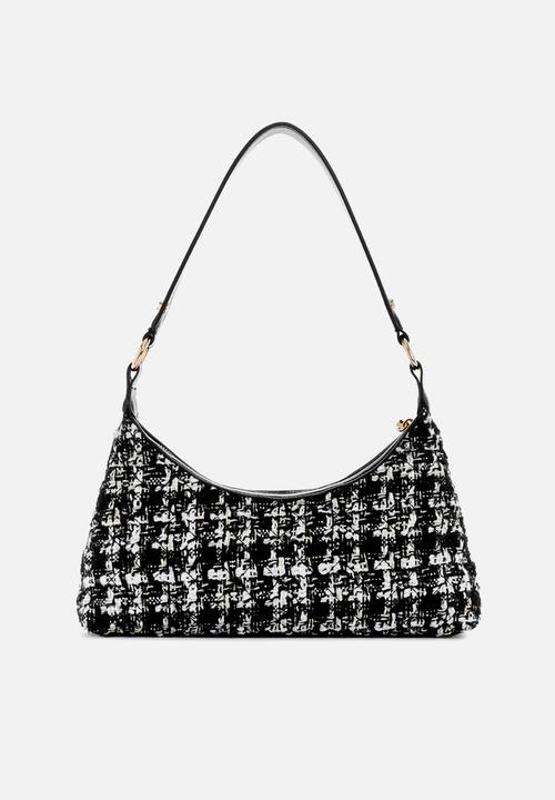 GUESS - Everlee top zip shoulder bag - black